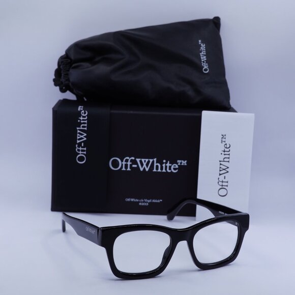 🕶️ New Off-White OERJ078 STYLE 78 1000 Eyeglasses - Black Frame - Picture 10 of 10